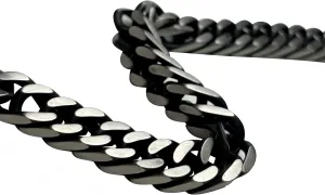 Stainless Steel Cuban Link Bracelet on 10mm Width, 8.3" length, Hip Hop Punk Biker Hand Chain Bracelets, 18K Plated Chain Wrist Bracelets for Men Women, Gift Box Packing