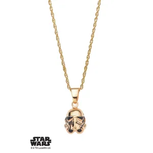 Star Wars Stormtrooper Necklace - Gold