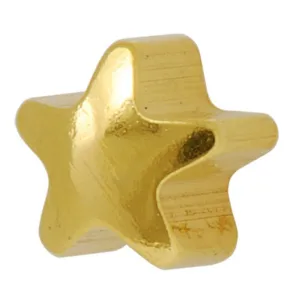 Studex Regular 4mm Star Shaped Gold Plated Ear Piercing Stud Earrings