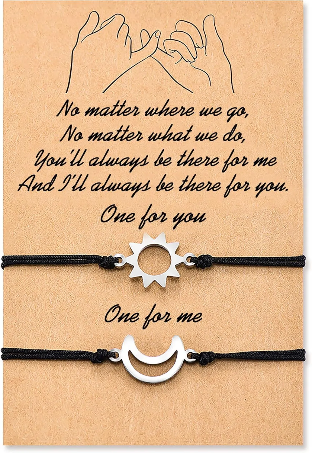 Tarsus Pinky Promise Matching Relationship Bracelets For Friends Couple Family