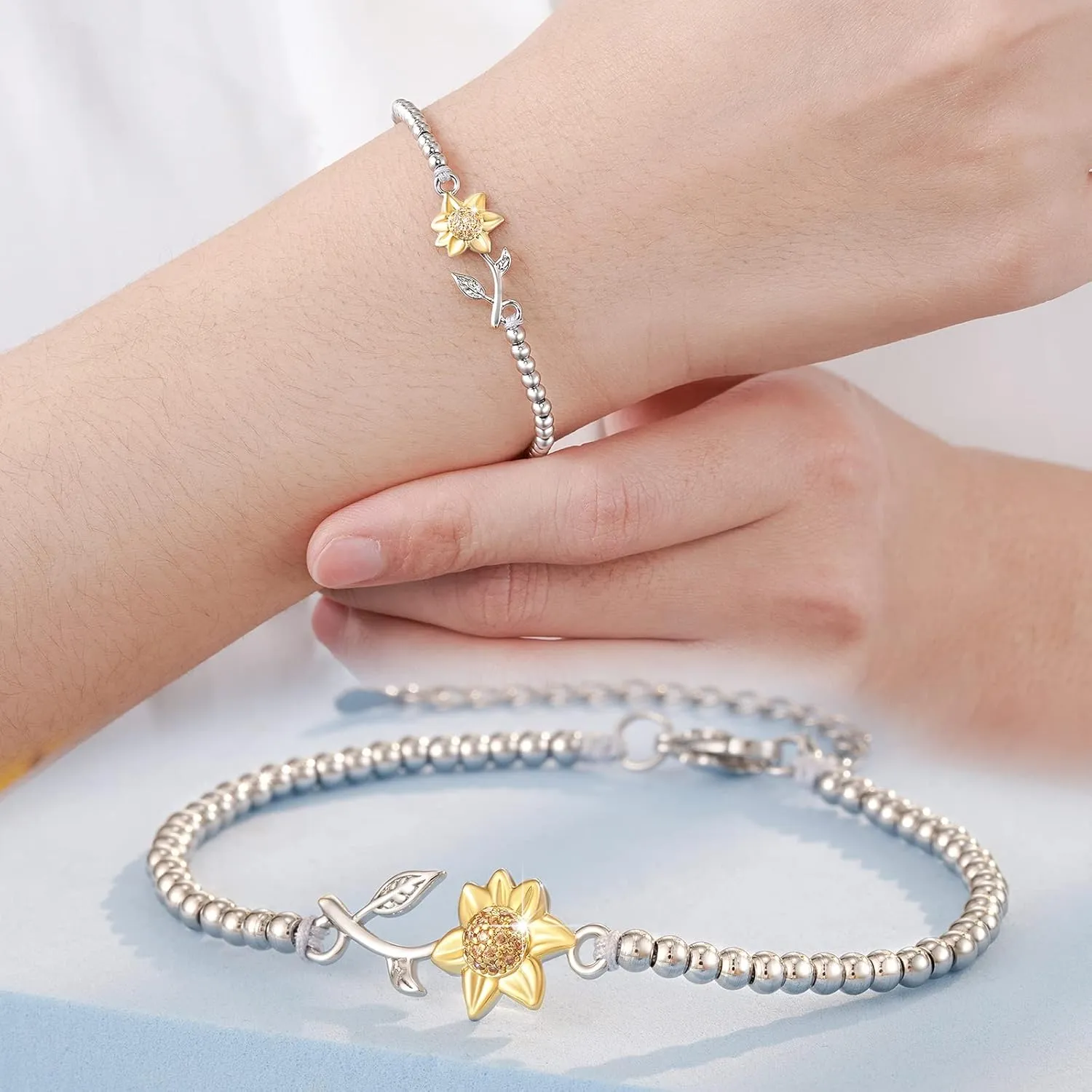 Tarsus Sunflower Gifts for Women Teen Girls, Sunflower Bracelets for Women