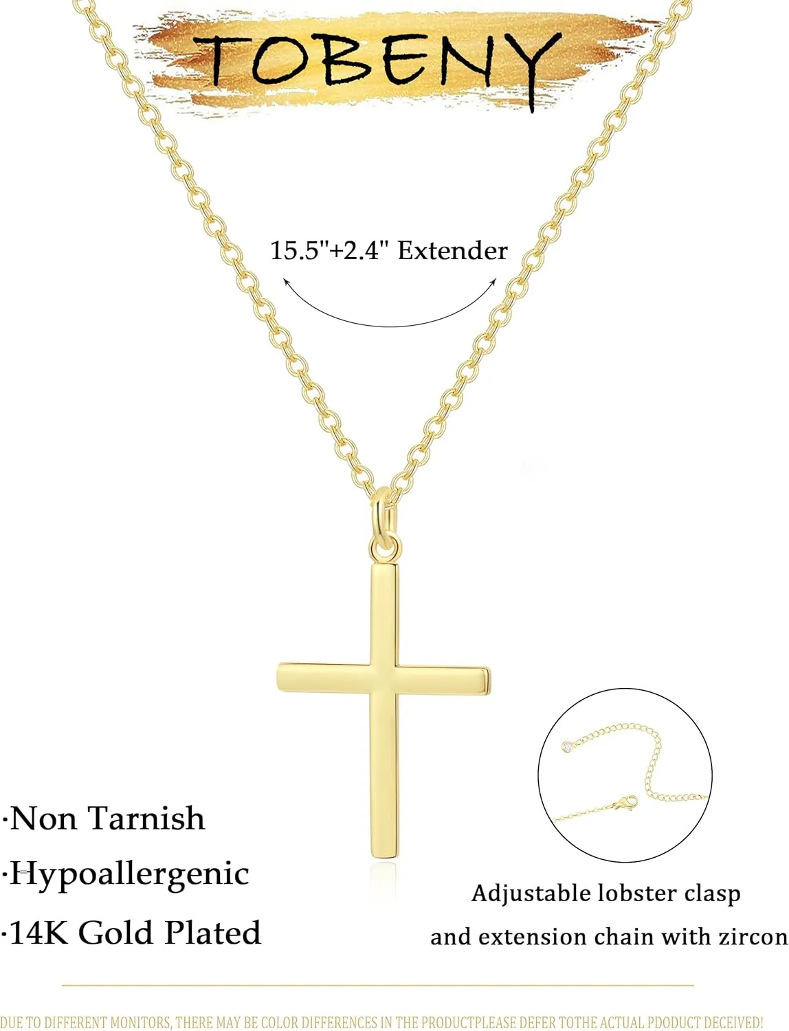 TOBENY Gold Necklace for Women Trendy 14K Gold Plated Dainty Bow Heart Cross Pendant Necklaces Cute Simple Pearl Diamond Paperclip Butterfly Italian Horn Choker Necklaces for Women Gift Jewelry
