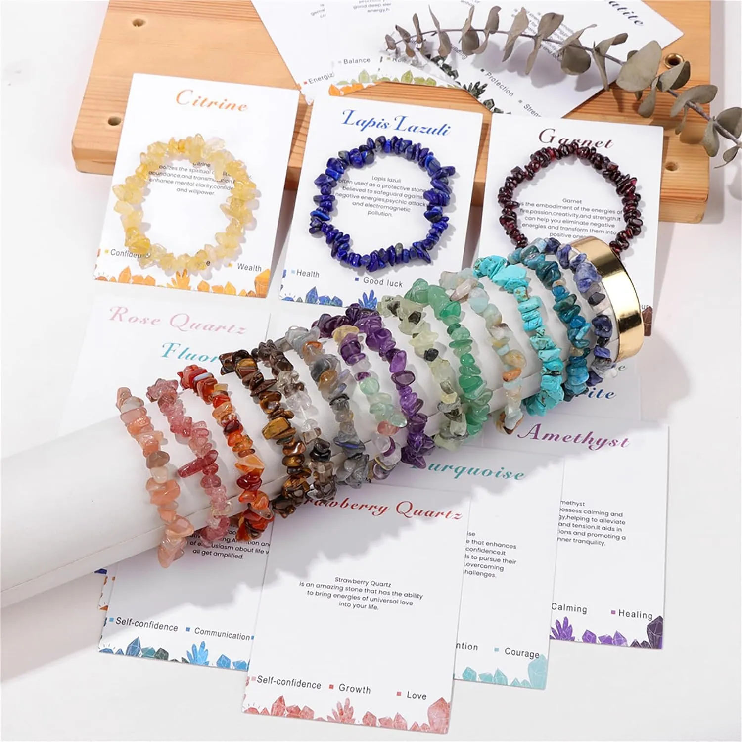 Turquoise Bracelet for Women 8mm Handmade Raw Turquoise Bracelet Natural Stone Bracelet Gemstone Bracelets Stretch Healing Crystal Bracelets Turquoise Jewelry for Women Girls