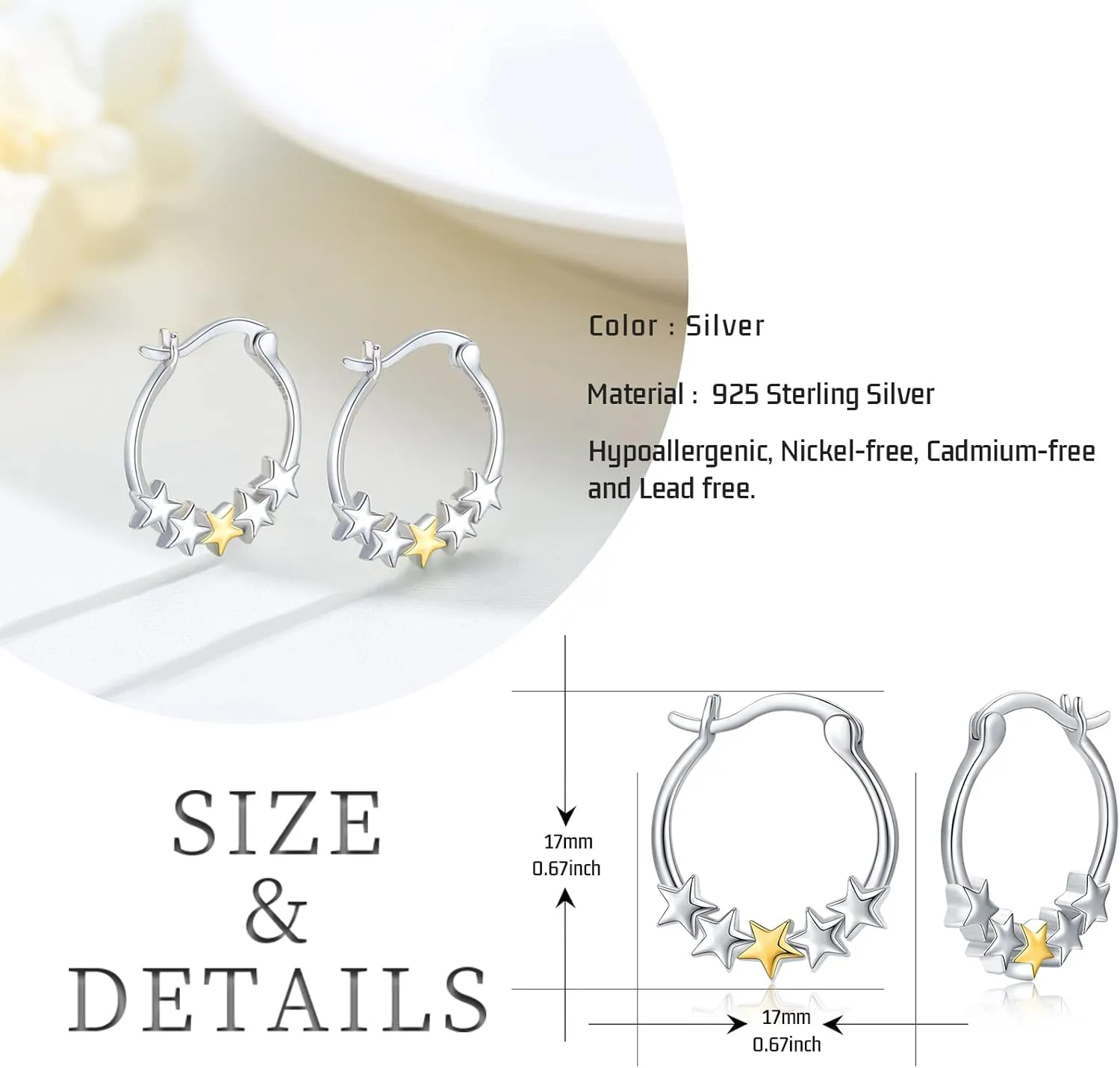 Various styles of Earrings Cat/Cloud/Mushroom/Star/Unicorn/Elves/Flowers Earrings Hypoallergenic Earring