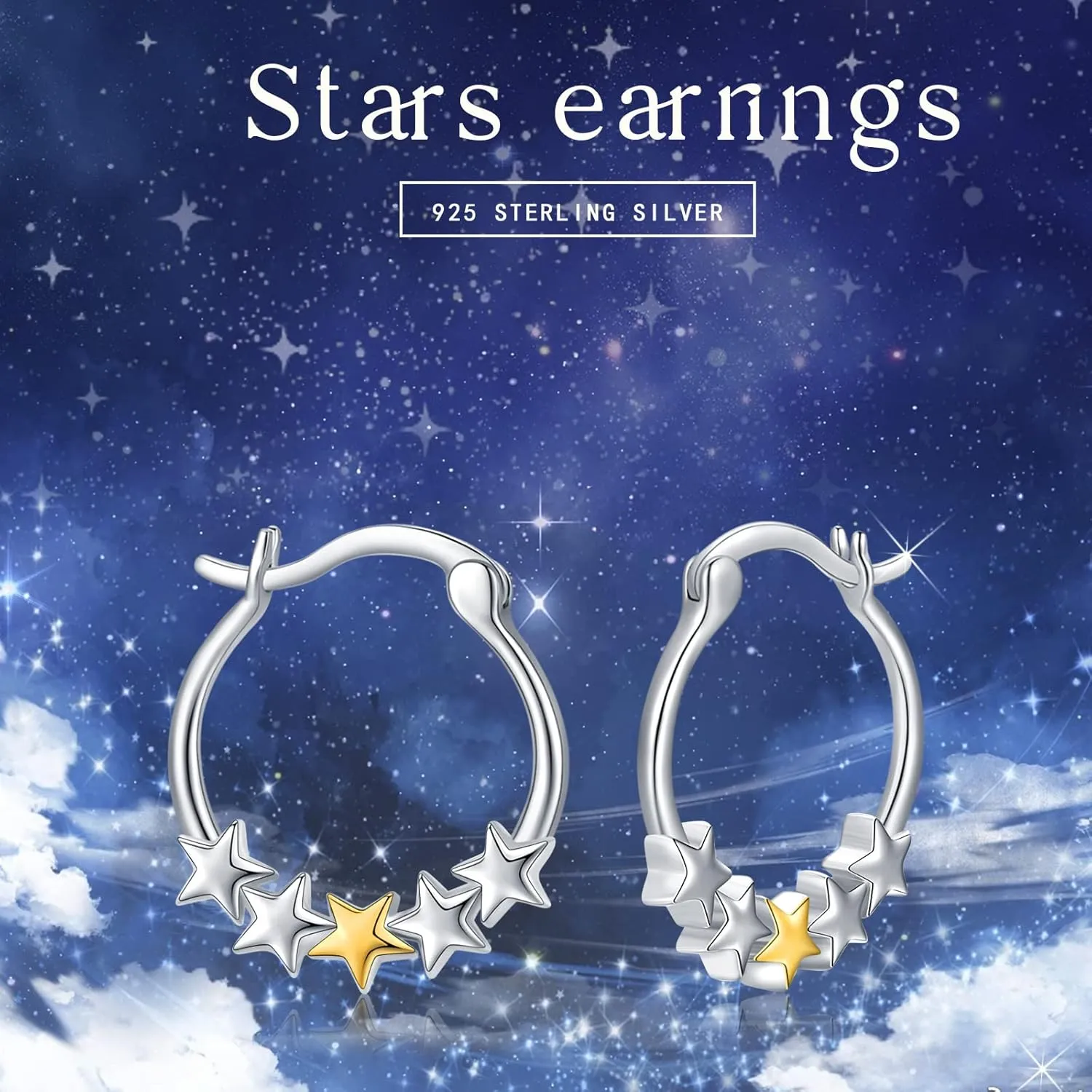 Various styles of Earrings Cat/Cloud/Mushroom/Star/Unicorn/Elves/Flowers Earrings Hypoallergenic Earring